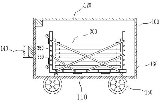 A glass transport device for building and its use method
