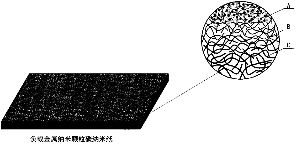 Carbon nano paper and its preparation method and application