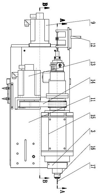 Air valve one-time forming grinding machine