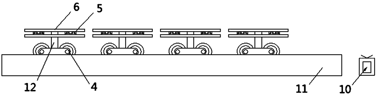 Cross sliding type modular parking method