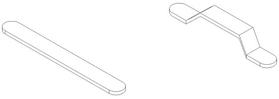 Wafer bending production line with sorting structure for automobile key production