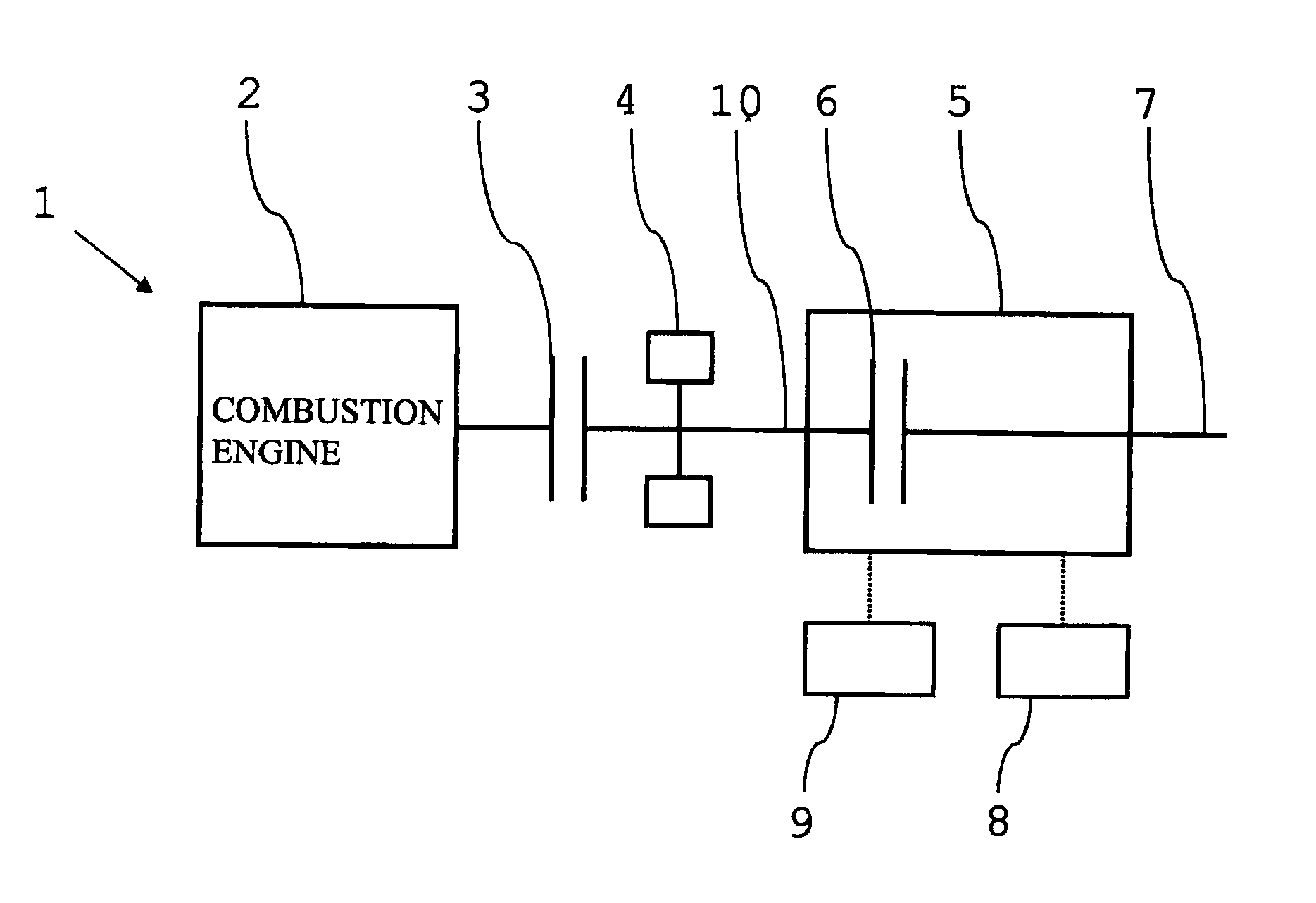 Method and device for controlling a parallel hybrid drive-train of a vehicle