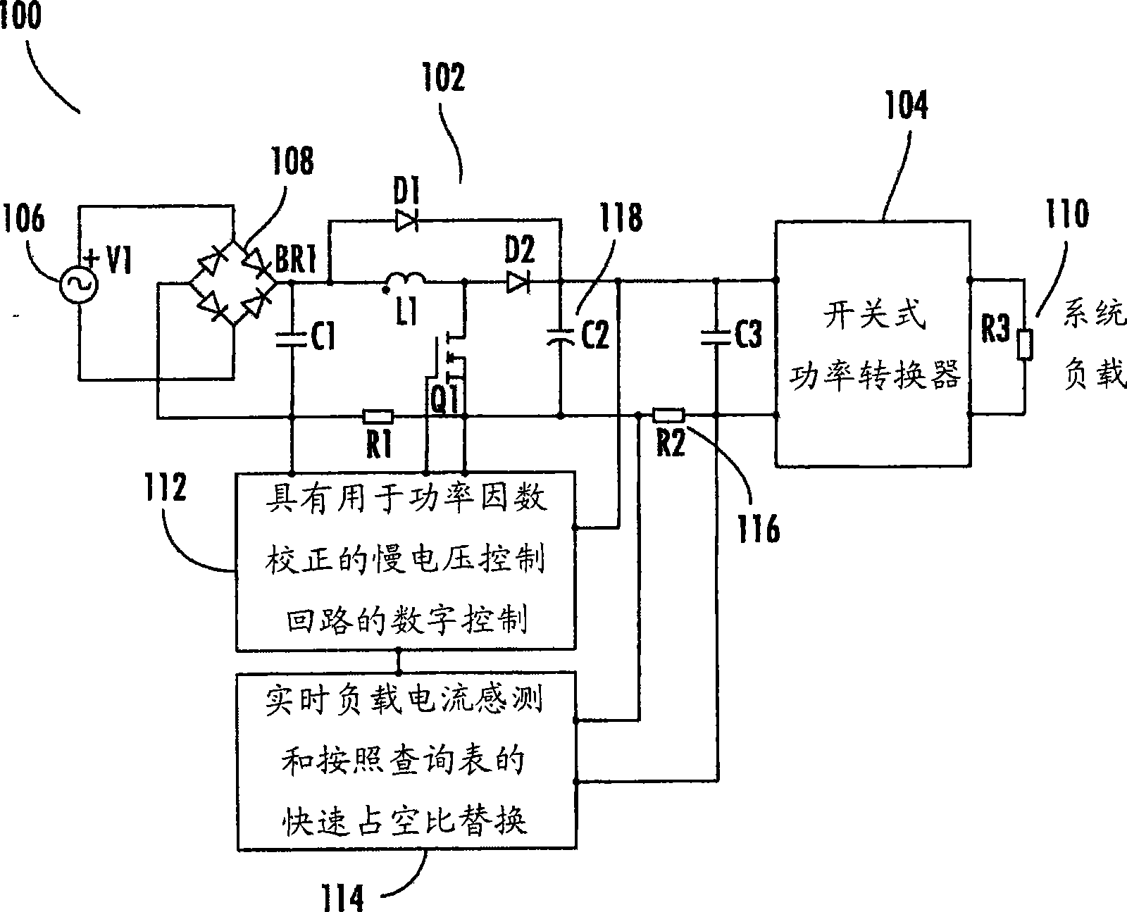 Fast transient step load response in a power converter