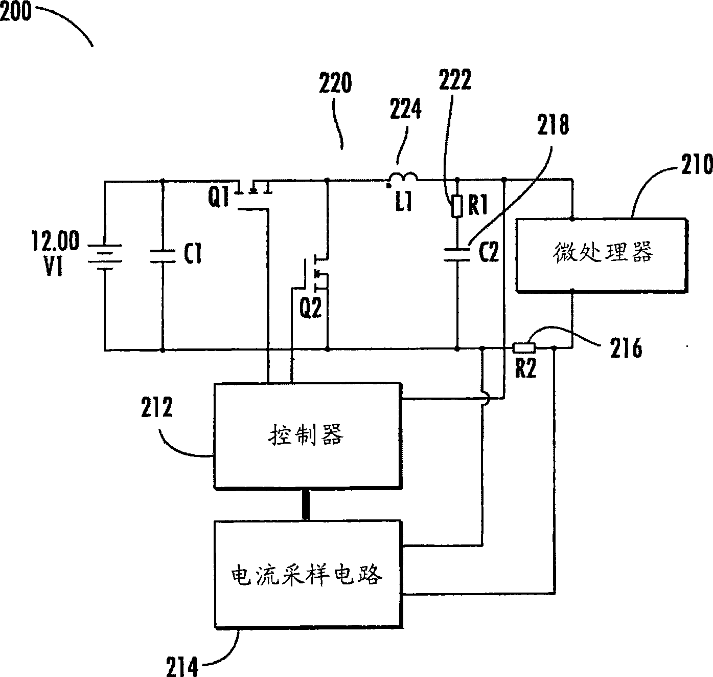 Fast transient step load response in a power converter