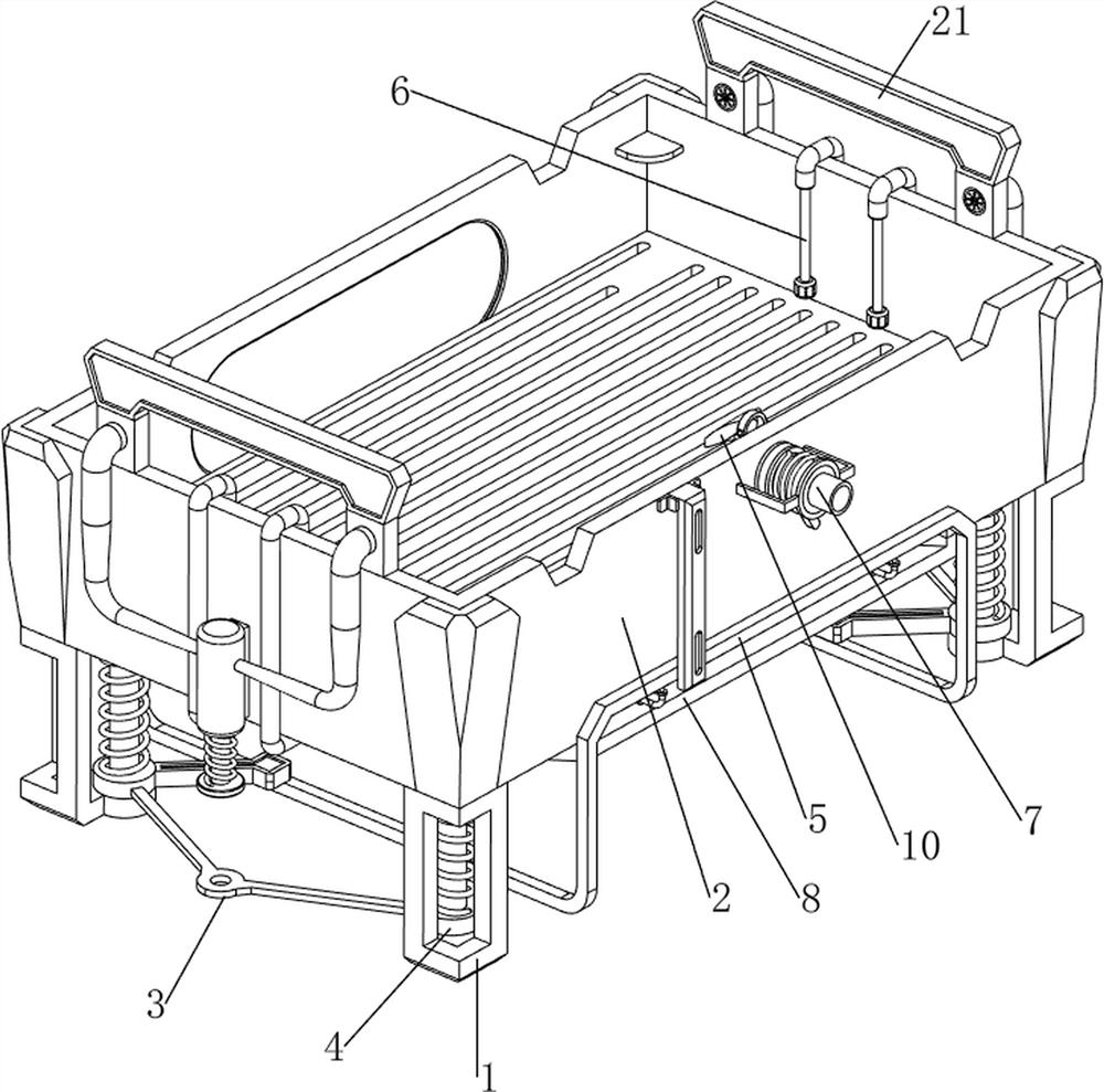 Clam culture equipment with sand spitting device