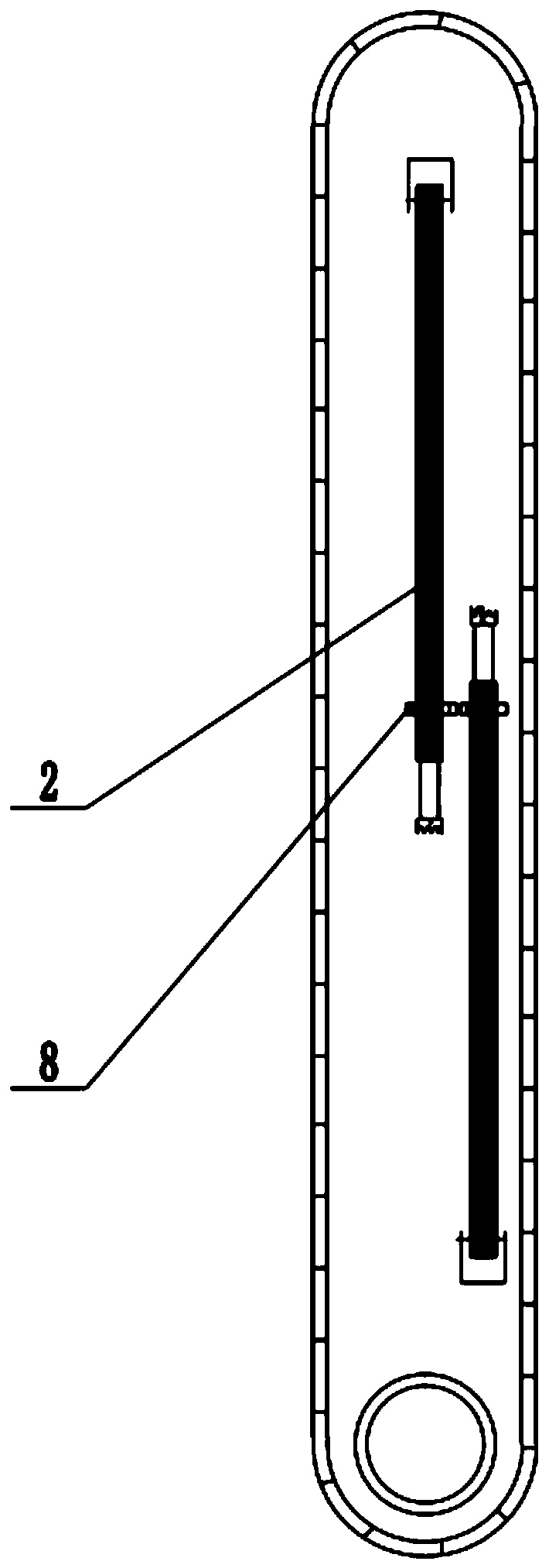 Hydraulic limiting device of fully-mechanized excavating machine