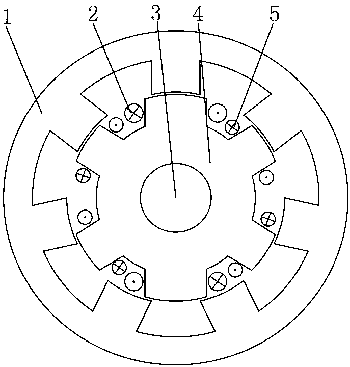 Centrally excited electric wheel hub motor