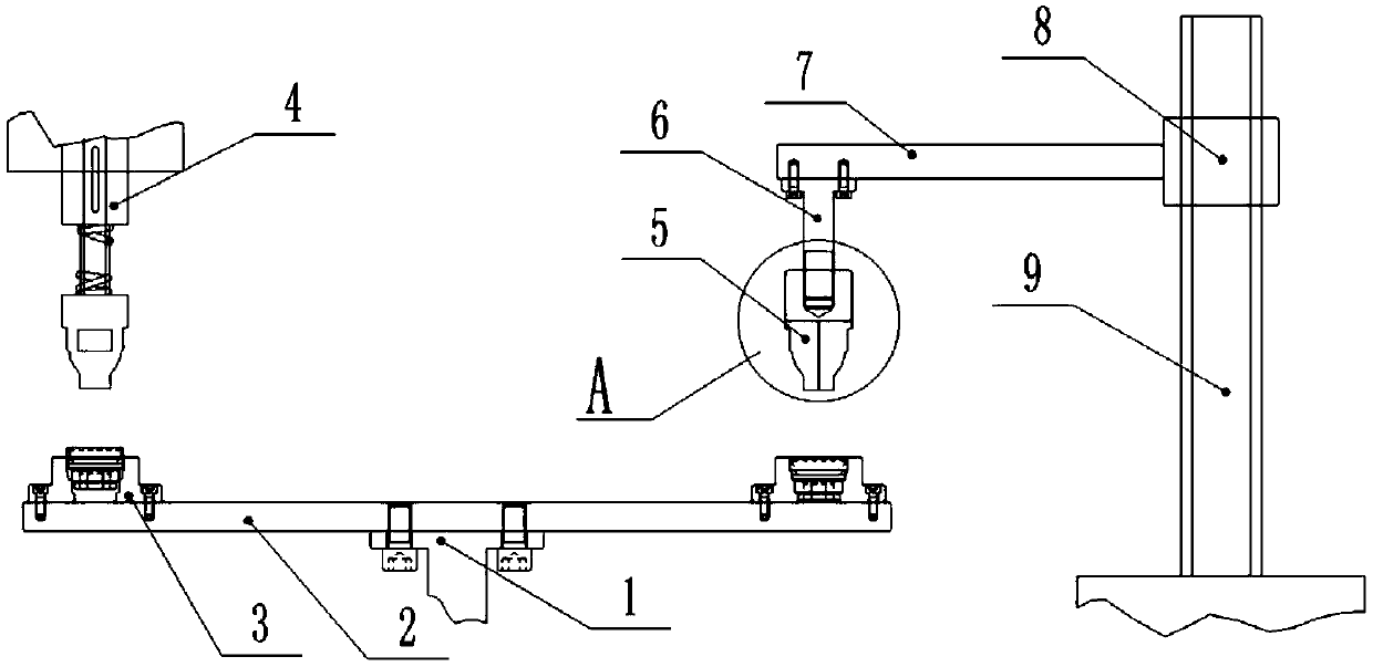 Feeding device for cores of multi-level flywheels