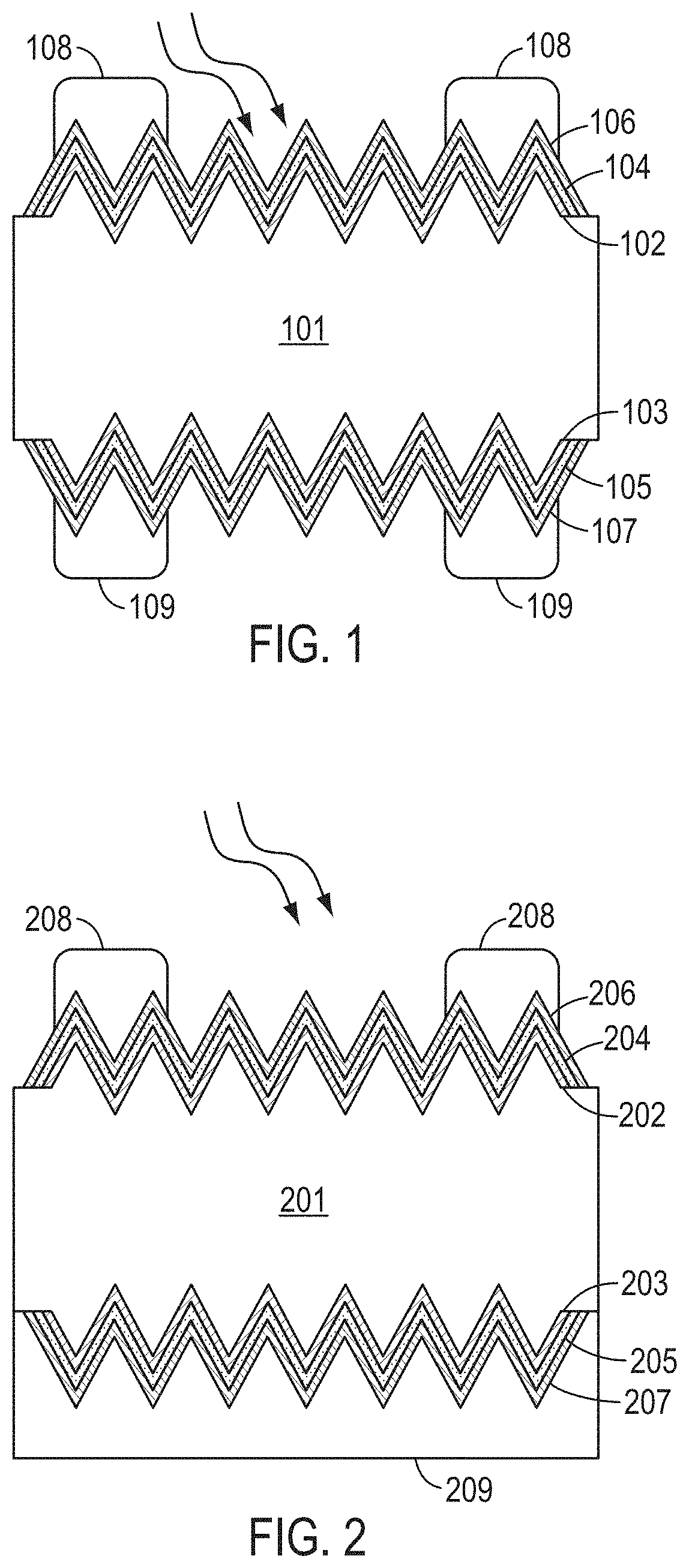 Vanadium-containing electrodes and interconnects to transparent conductors