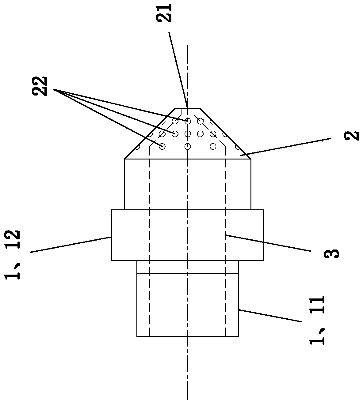 Forged steel cold rolling roller cryogenic treatment method and novel nozzle adopted by same