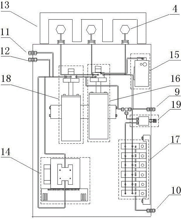 On-line analysis device for volatile carbonyl compounds