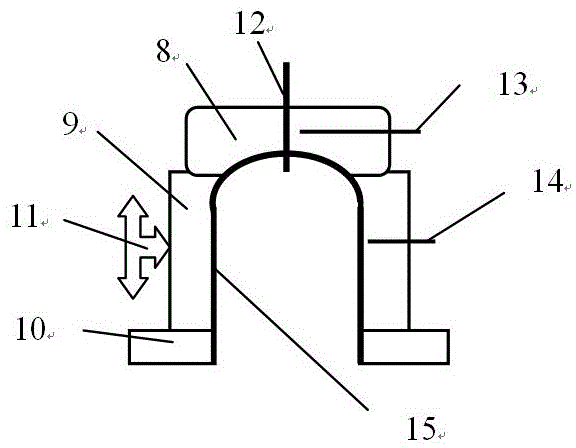 a vertical na  <sup>131</sup> i Dry distillation production device