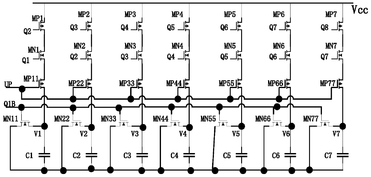 Phase-locked acceleration circuit based on level width extraction and phase-locked loop system