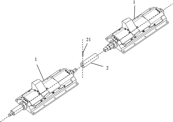 Integrated type sand-prevention lipid-depot guided missile linkage locking device