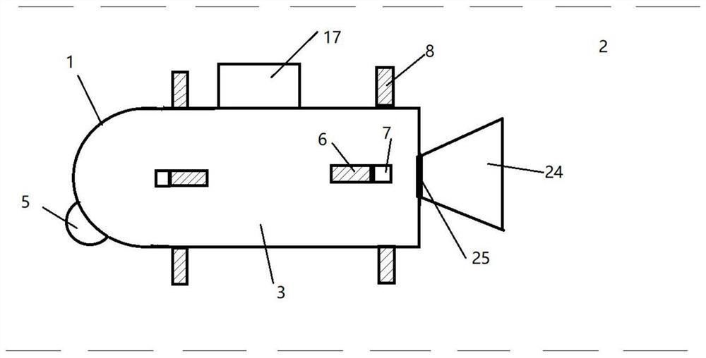 Multifunctional sea area detection robot and using method thereof