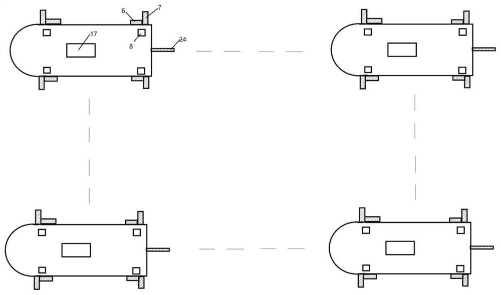 Multifunctional sea area detection robot and using method thereof