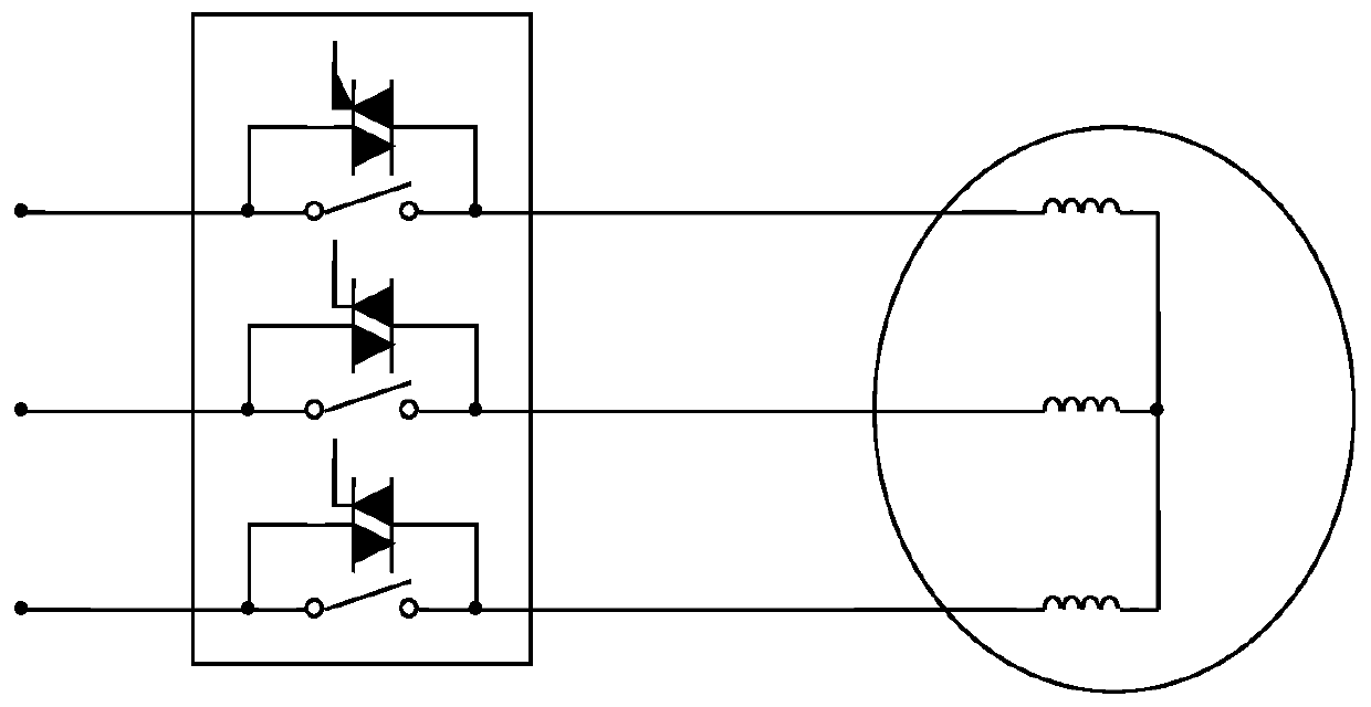 Winding switching device and control method for multi-winding motor