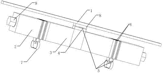 Alternating force based linear ultrasonic motor