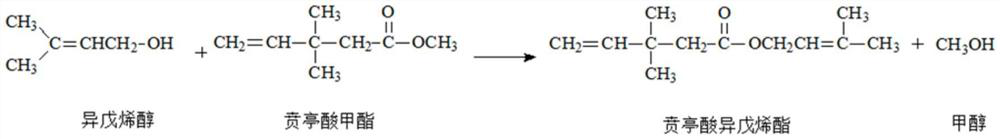 Equipment and method for recycling dimethyl-4-pentenoic acid methyl ester rectification residual liquid