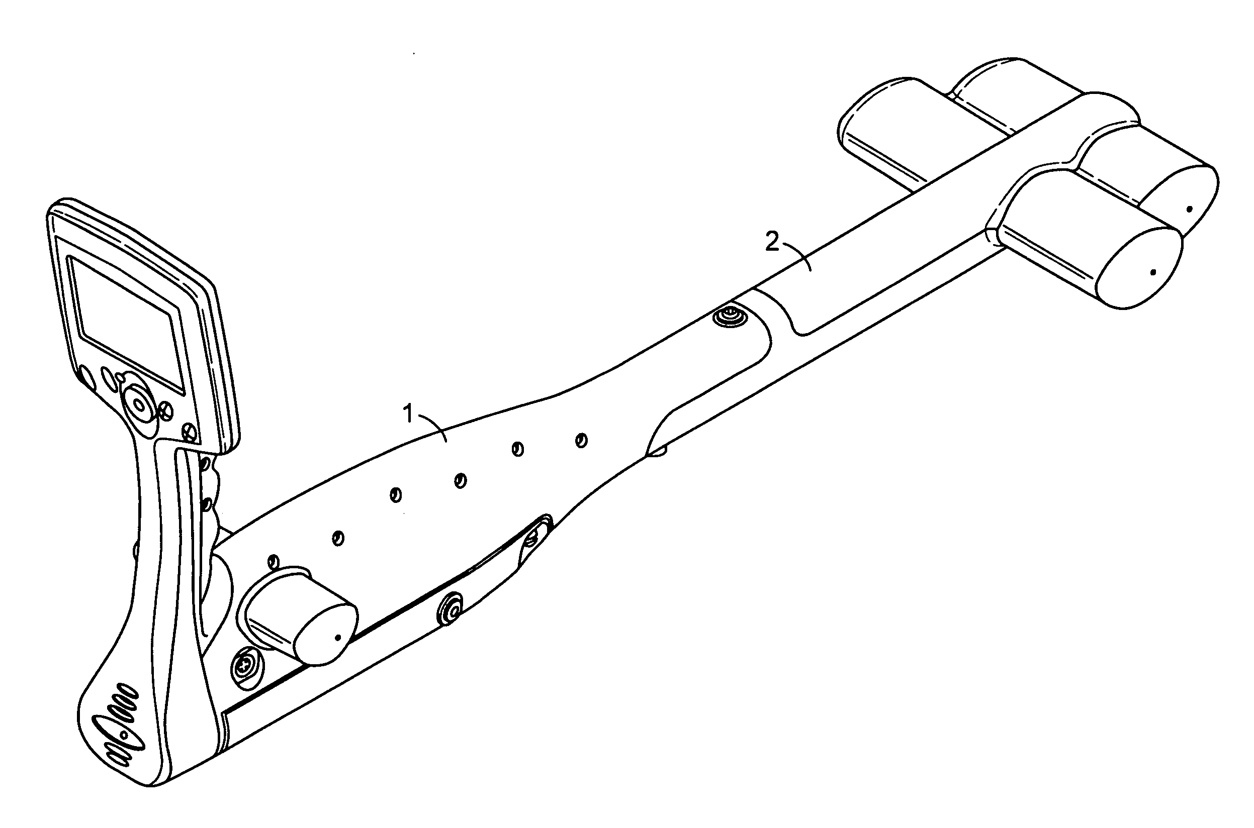 Locator with removable antenna portion