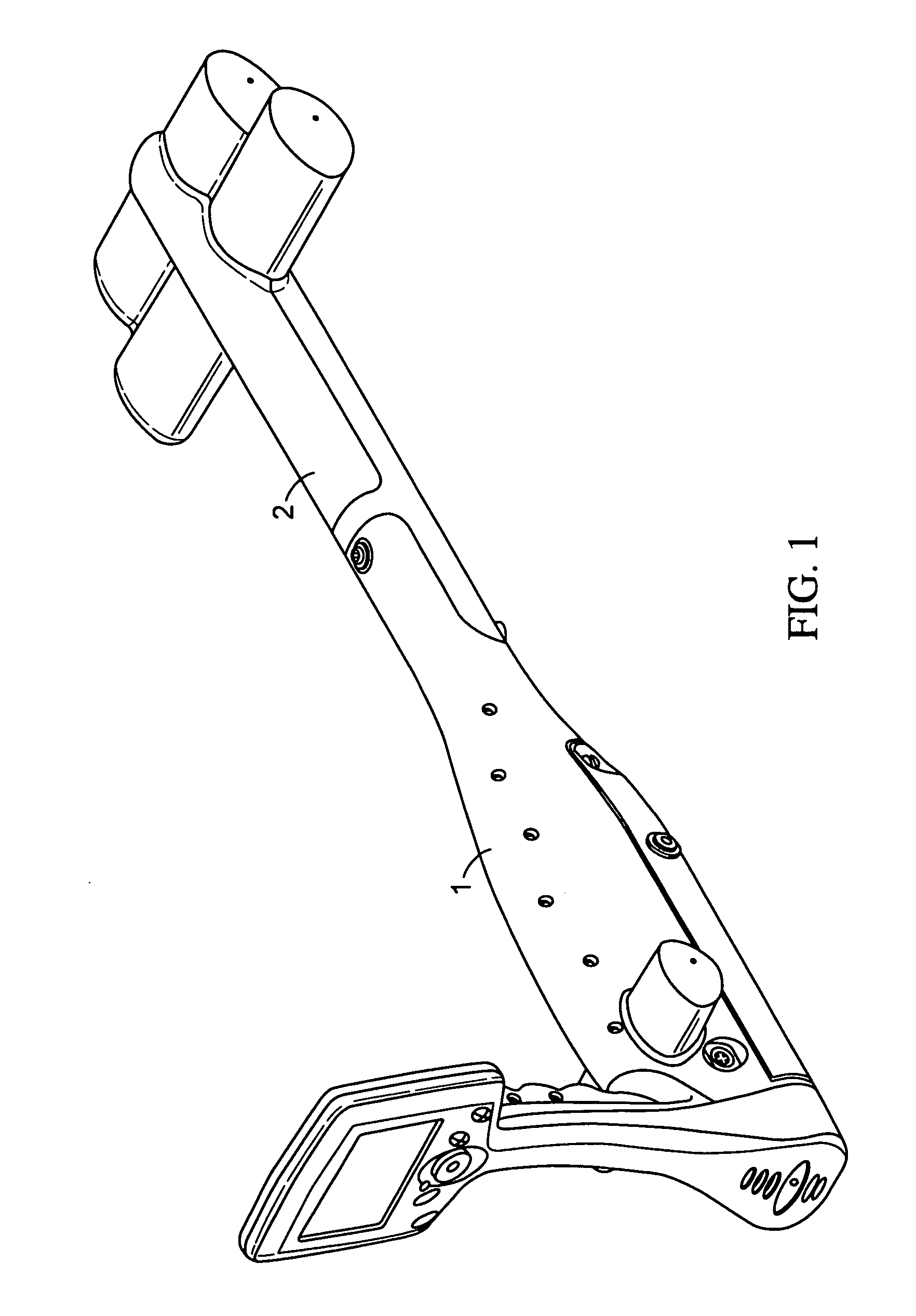 Locator with removable antenna portion