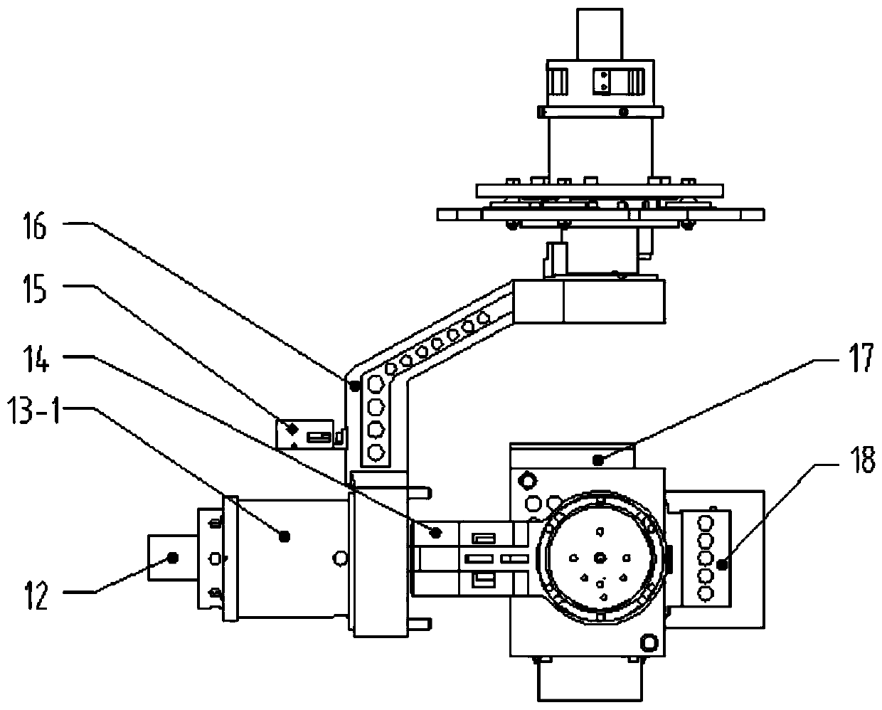 A servo/manual hybrid three-degree-of-freedom remote sensing pan-tilt system for light and small UAVs