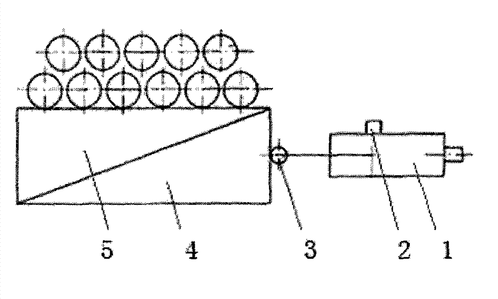 Roll gap adjusting device for straightener