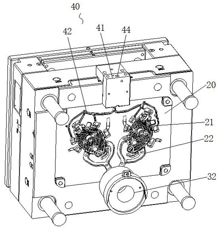 Brake casting and die-casting die and die-casting process thereof