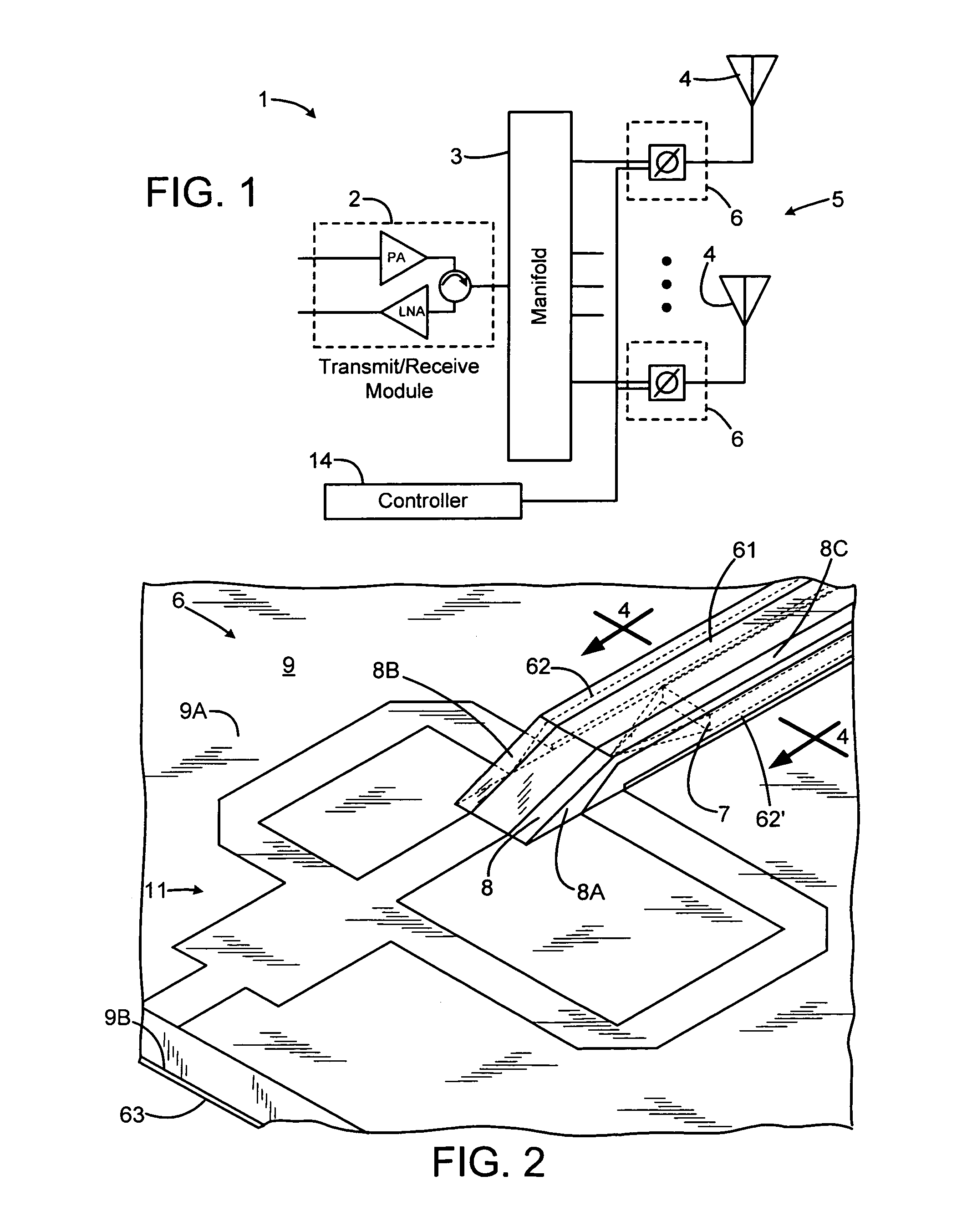 Ferrite phase shifter and phase array radar system
