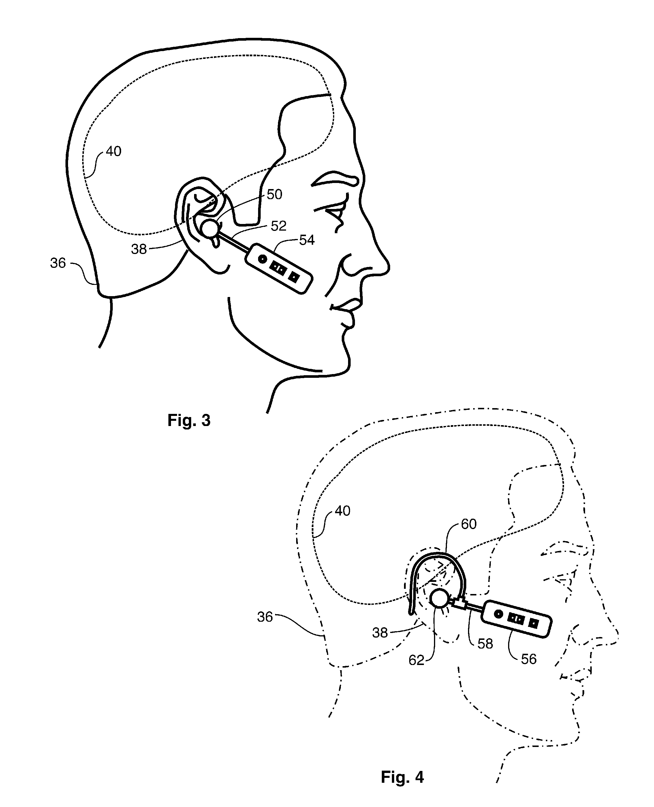 Wireless air tube headset
