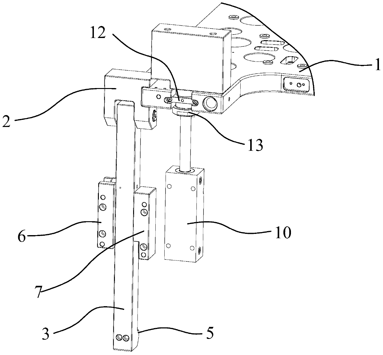 An instrument panel mold hook structure