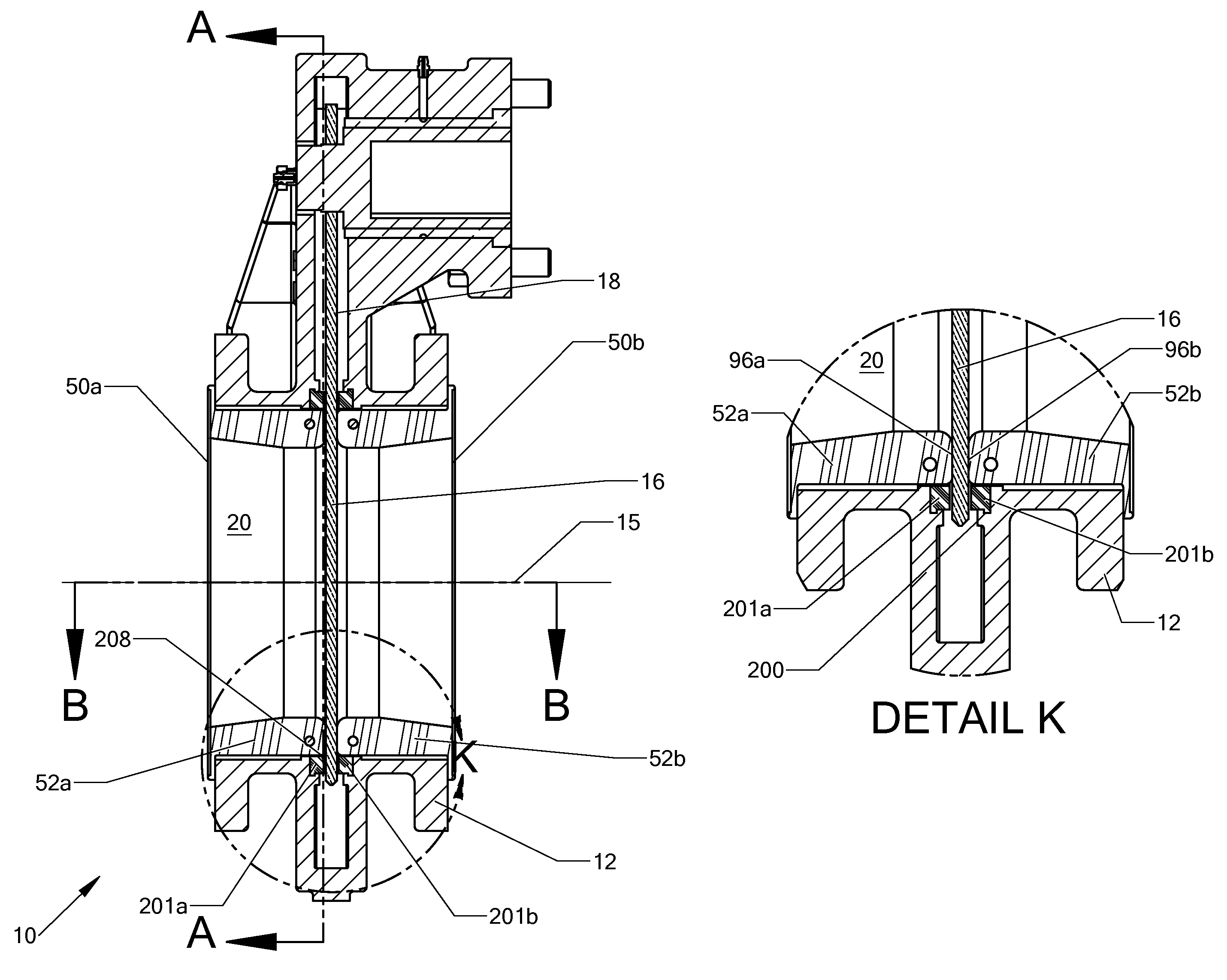 Gate valve with integrated support members
