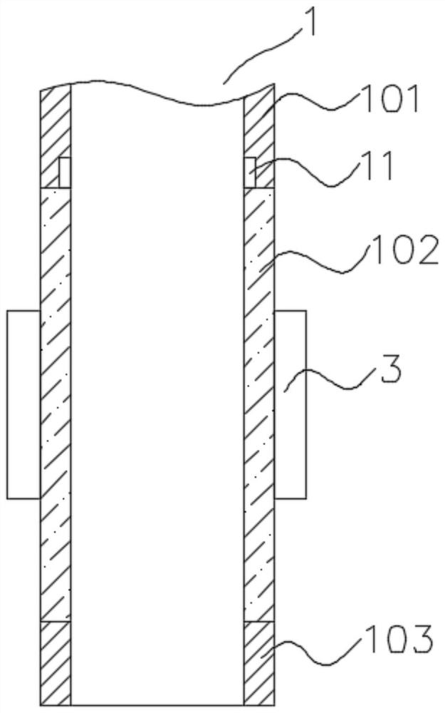 Closed-tube odor-resistant floor drain