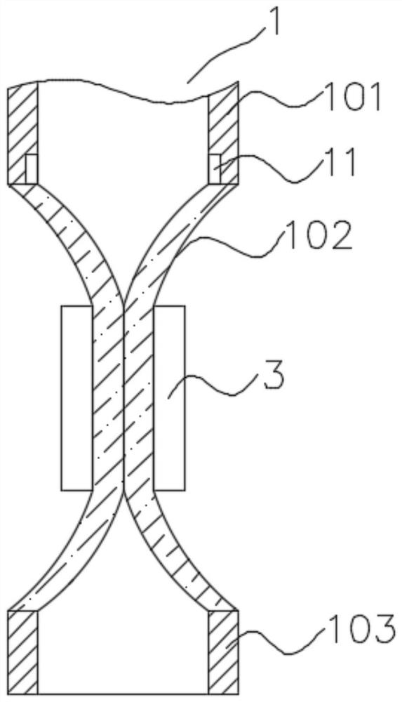 Closed-tube odor-resistant floor drain