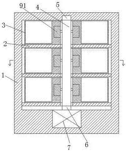 Breeding device for garden plants