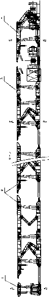 Fully mechanized working faces track along end head bracket