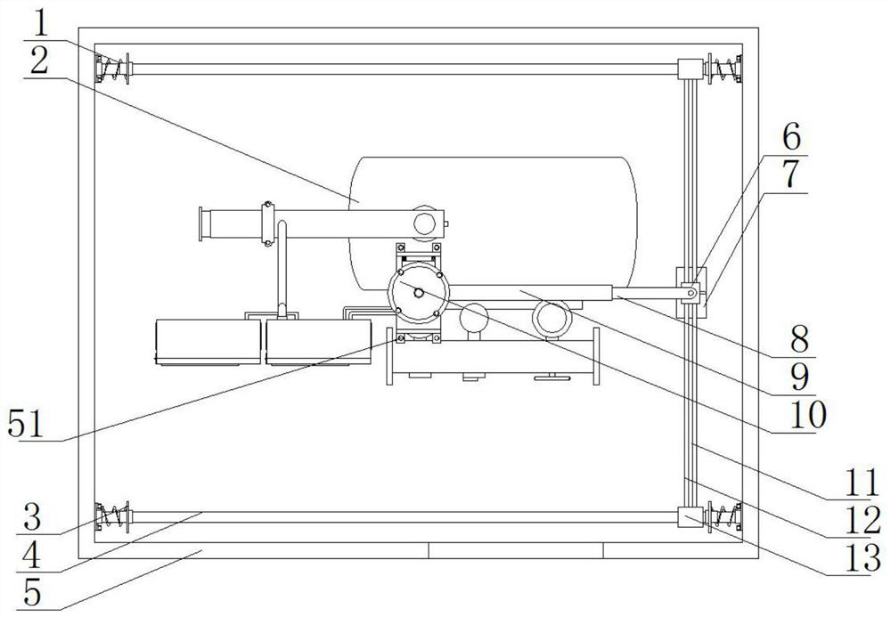 Intelligent pump room of secondary water supply equipment