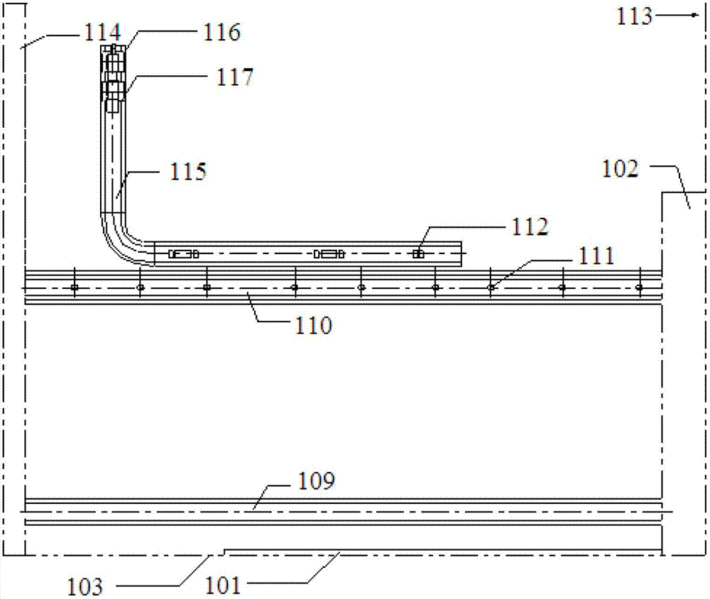 Assorted fixing mechanical device for postal foldable containers in carriage