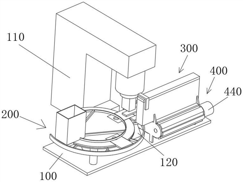 Flexible connection conductive copper strip welding device