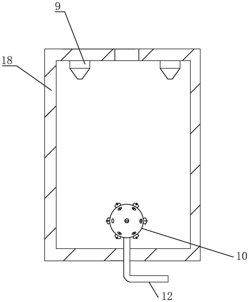 Ozone-containing waste gas treatment method