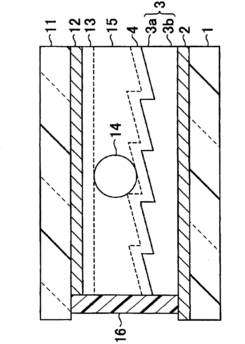 Light deflection liquid crystal element, projection display, and jitter correction camera device