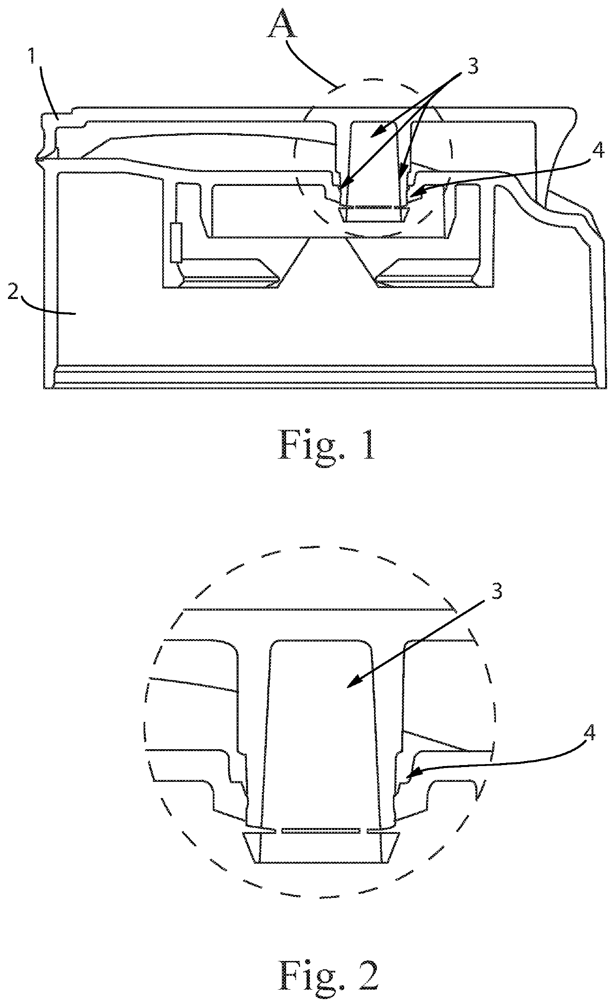 Closure mechanism that prevents accidental initial opening of a container