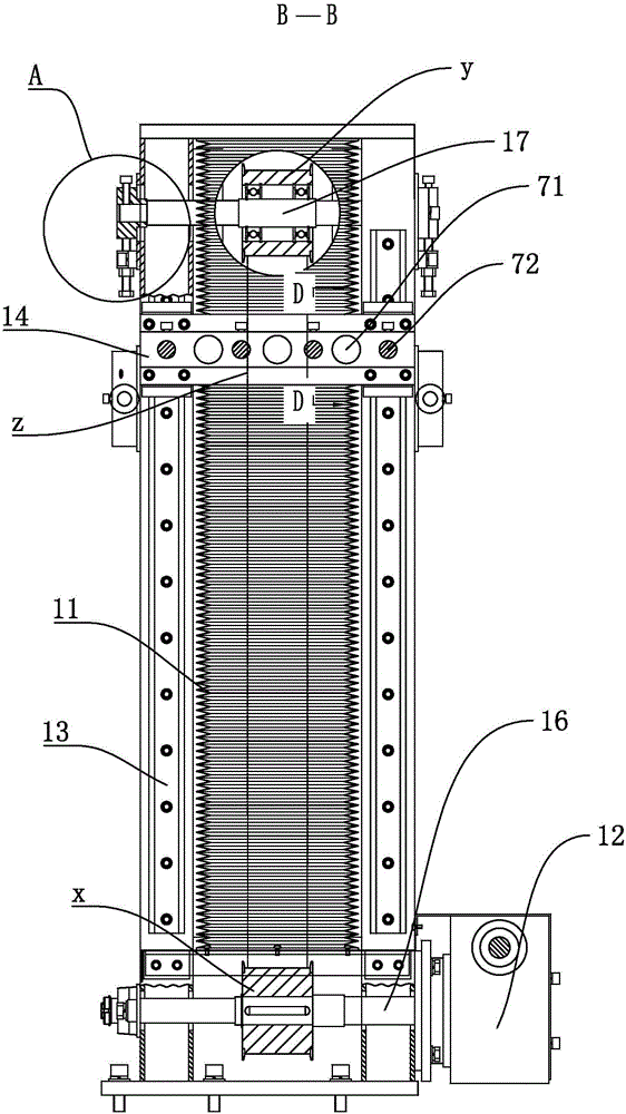 Sectional warping machine and yarn storing, yarn feeding and leasing system thereof