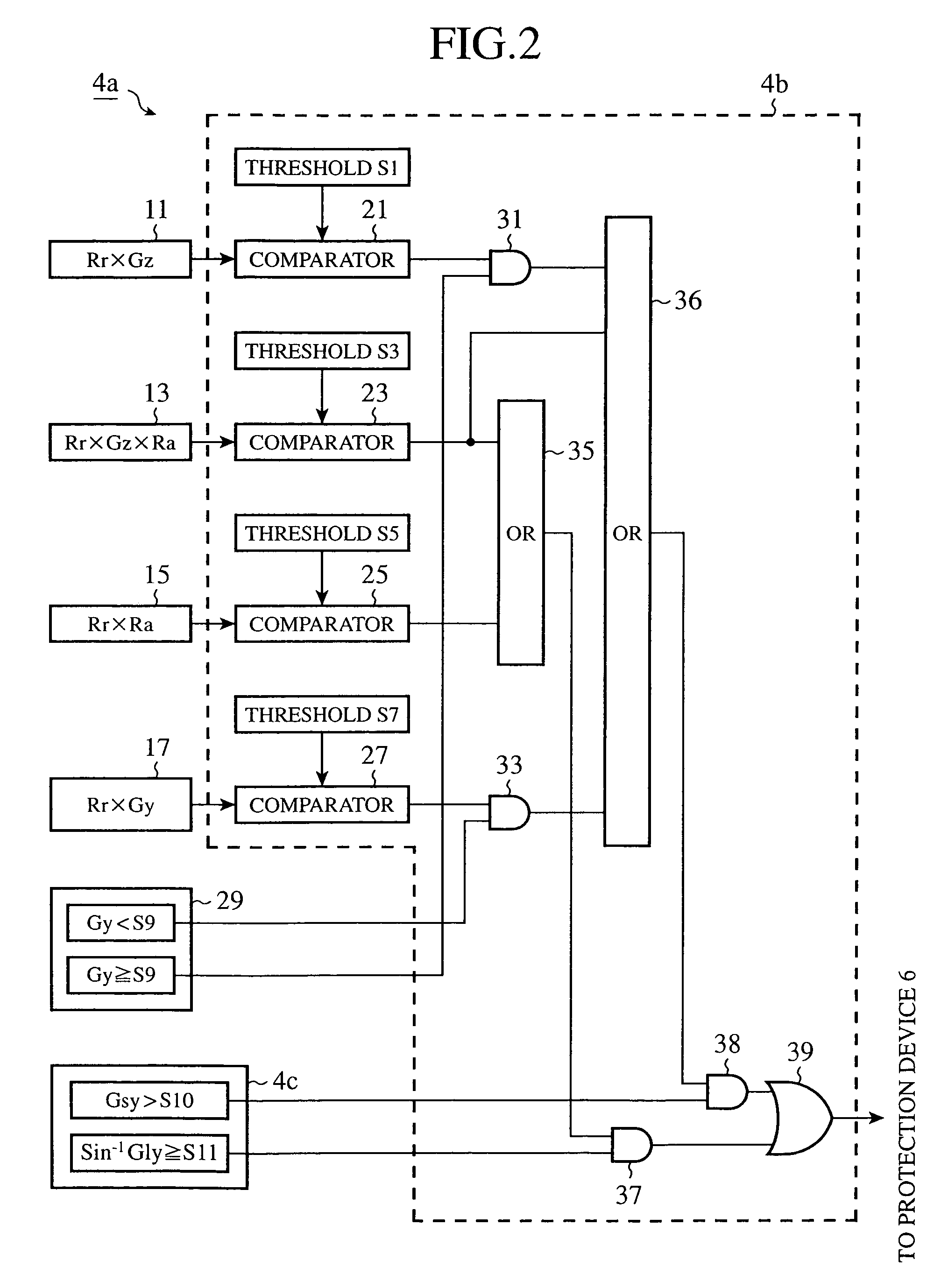 Rollover determination apparatus for vehicles