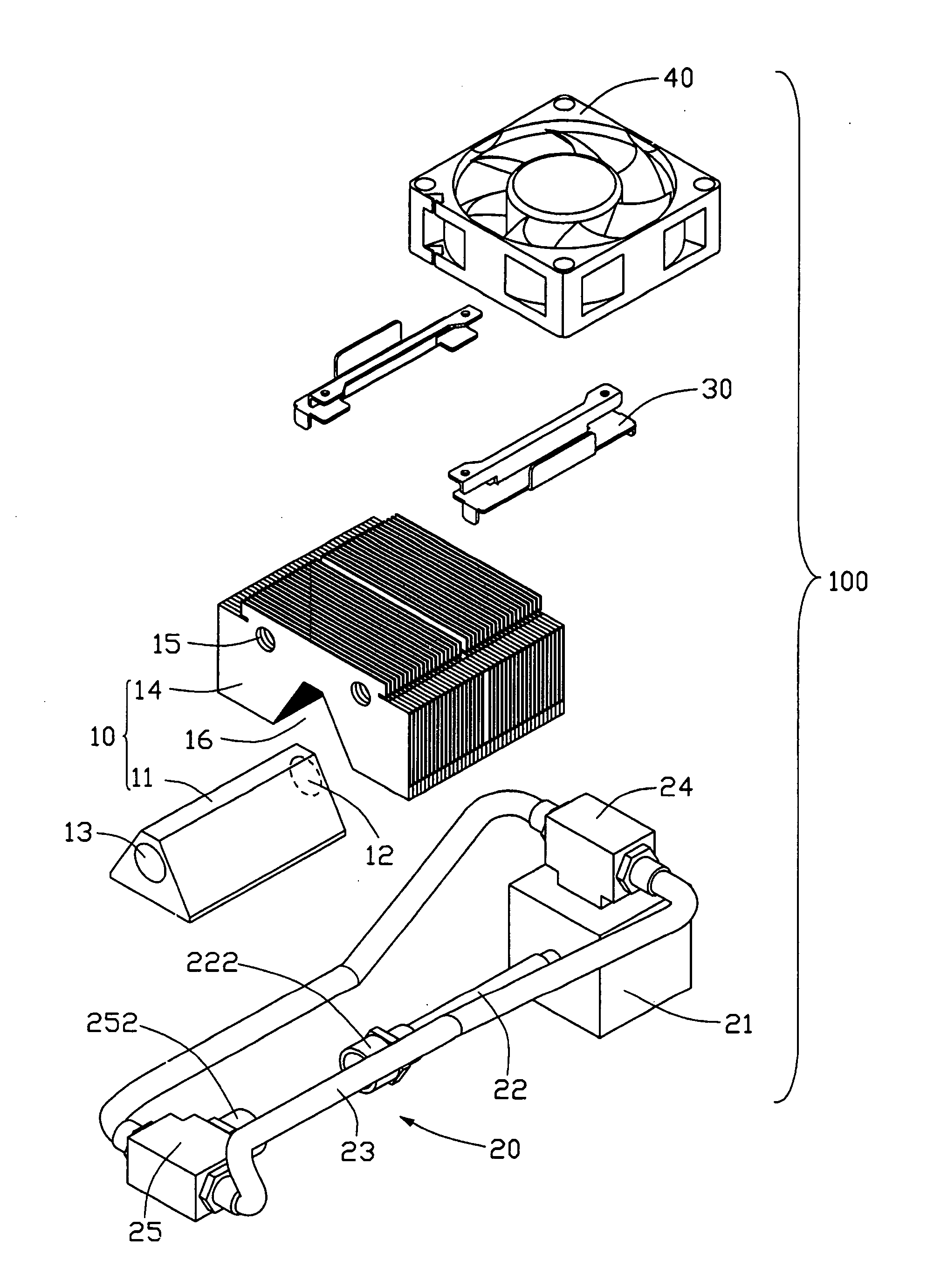 Integrated liquid cooling system for electrical components