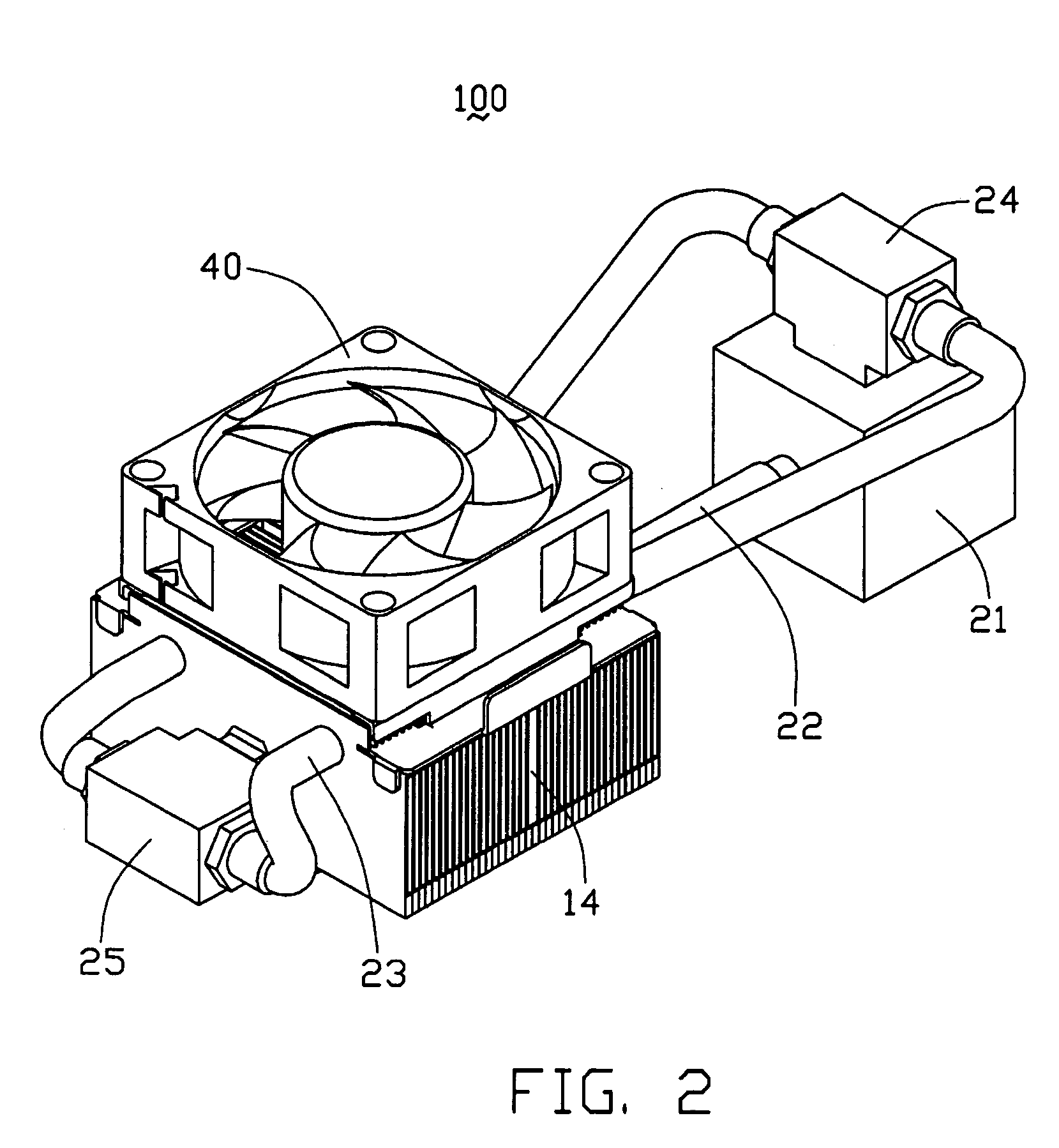 Integrated liquid cooling system for electrical components