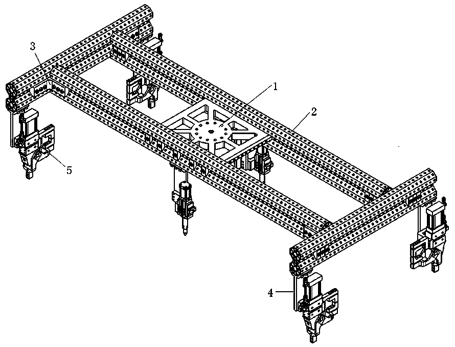 Double-row octagonal pipe gripping apparatus