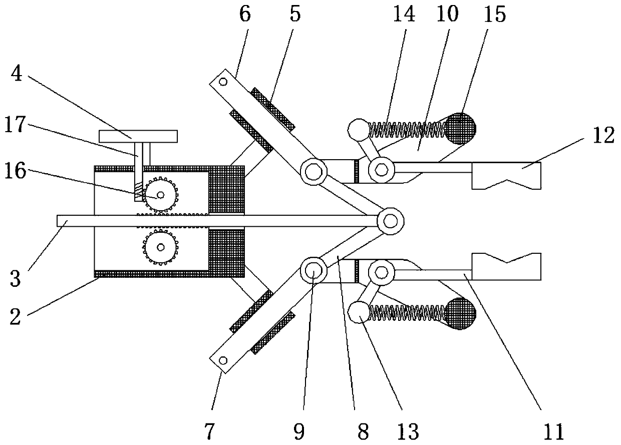 Clamping device capable of keeping constant clamping force for bearing