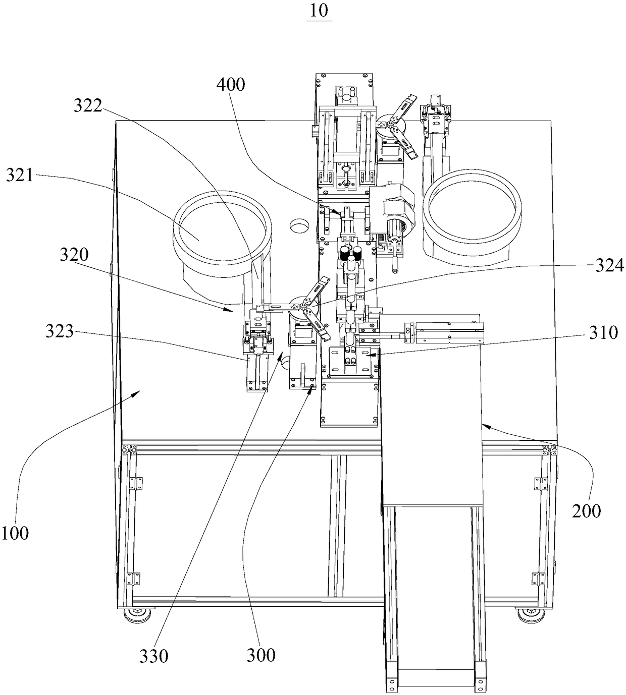 Chip turnover mechanism and thermistor chip welding equipment thereof
