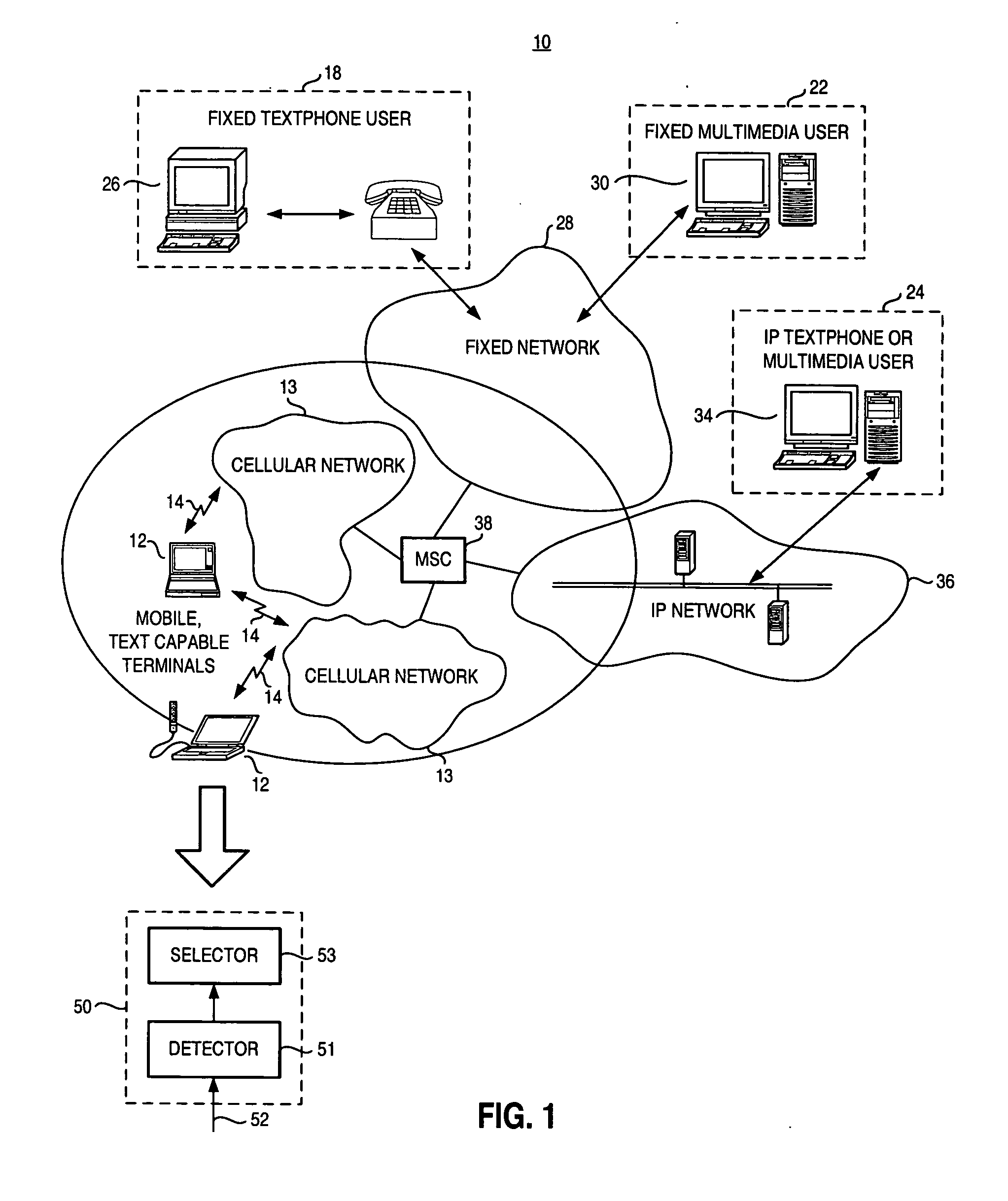 Apparatus, and an associated method, for communicating text data in a radio communication system